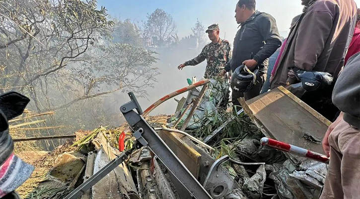 প্লেন বিধ্বস্তে হতাহতের ঘটনায় নেপালে ১ দিনের শোক